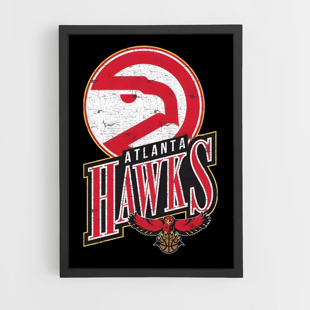 Poster L'Esprit des Hawks – affiche Basketball (vue 2)